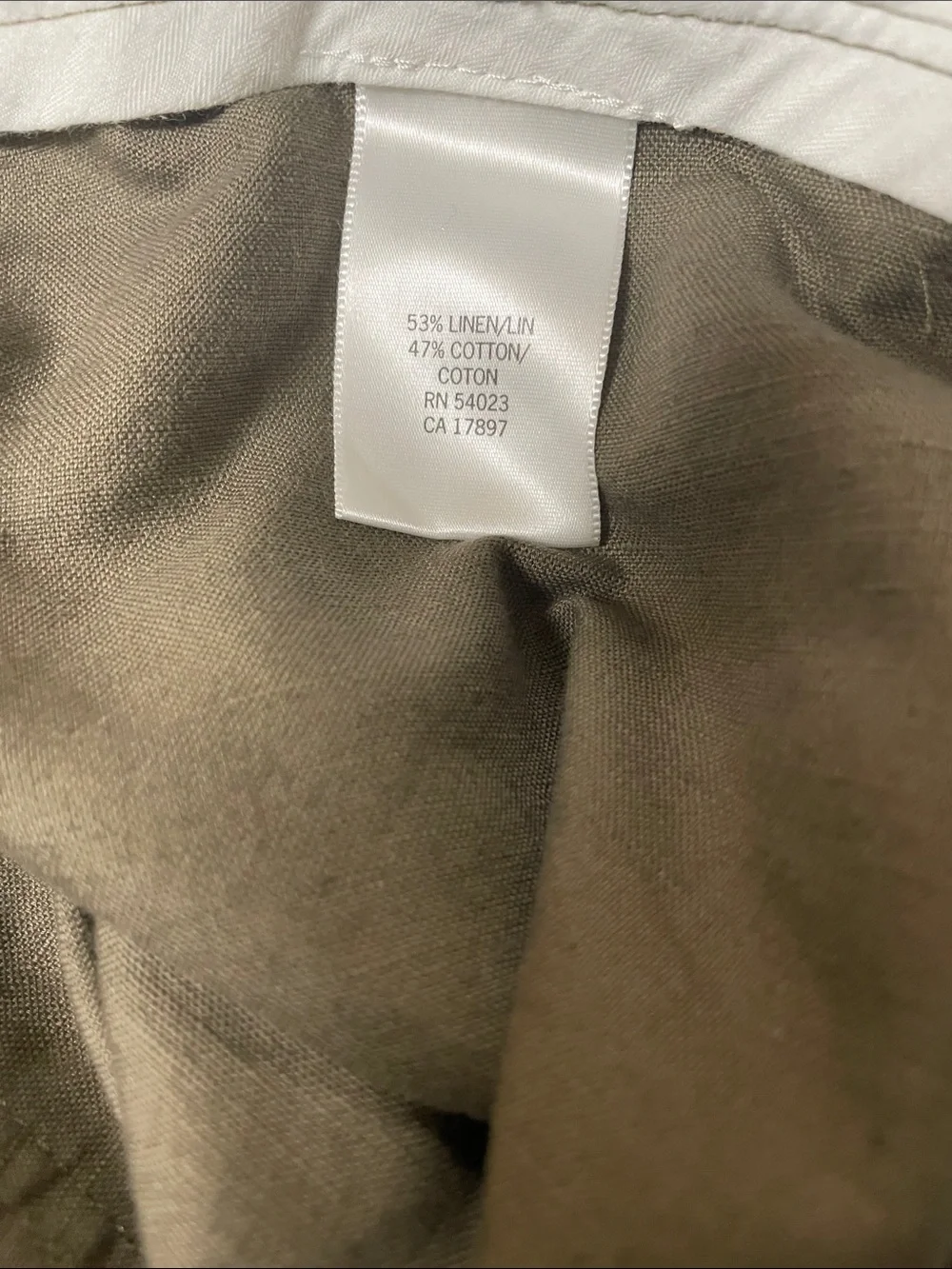 Banana Republic Men's Cotton/Linen pants - 33/30